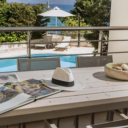 Villa Deluxe Kefalonia Amaryllis 1 Bedroom Outdoor Pool Karavomilos